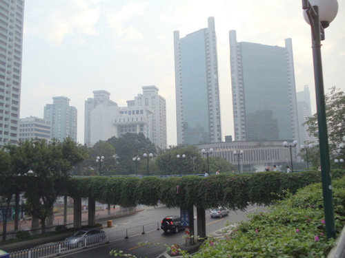Skyline from the street.